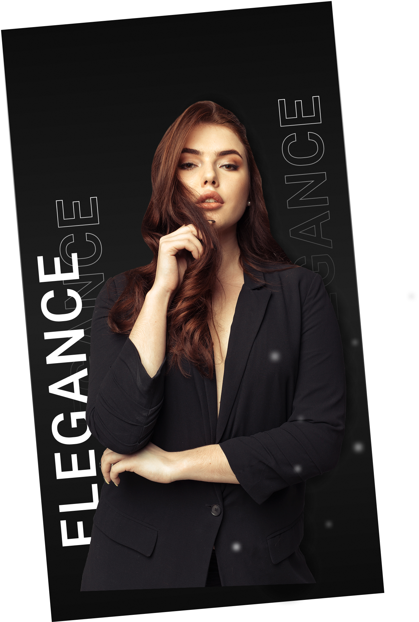 Modelo feminina em estúdio